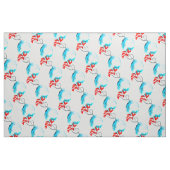 Blauvase Wasserfarbe Stoff (Fat Quarter (45,7 x 55,9 cm))