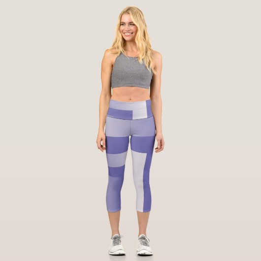 Blauviolett 2022 capri leggings (Vorderseite)
