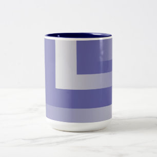Blauviolett 2022 zweifarbige tasse