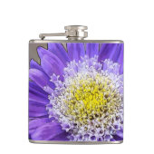 Blauviolett-Blume Flachmann (Vorderseite)