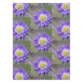 Blauviolett-Blume Tischdecke (Vorderseite)