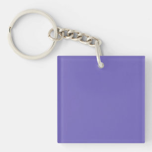 Blauviolett (Crayola) (einfarbige Farbe) Schlüsselanhänger