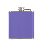 Blauviolett (Crayola) (Vollfarbe) Flachmann (Rückseite)