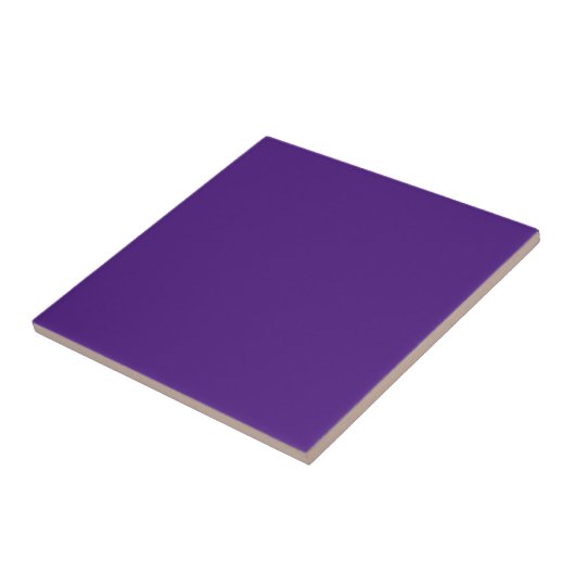 Blauviolett (Farbrad) (Vollfarbe) Fliese (Seite)