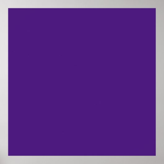 Blauviolett (Farbrad) (Vollfarbe) Poster (Vorne)
