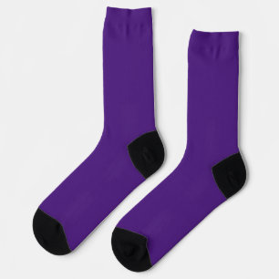 Blauviolett (Farbrad) (Vollfarbe) Socken