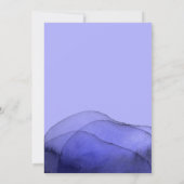 Blauviolett Save The Date (Rückseite)