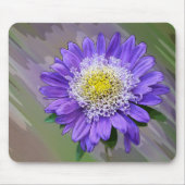 Blauviolette Blume Mousepad (Vorne)