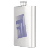 Blauviolette Farbtöne Flachmann (Links)