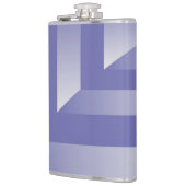 Blauviolette Farbtöne Flachmann (Links)