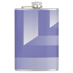 Blauviolette Farbtöne Flachmann