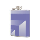 Blauviolette Farbtöne Flachmann (Links)