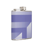 Blauviolette Farbtöne Flachmann (Rechts)