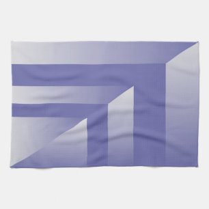 Blauviolette Farbtöne Geschirrtuch
