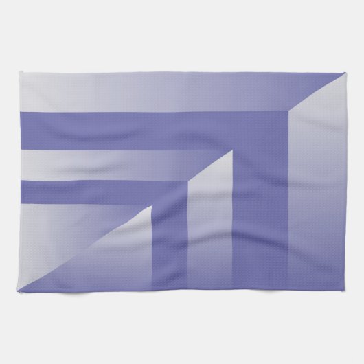 Blauviolette Farbtöne Geschirrtuch (Horizontal)
