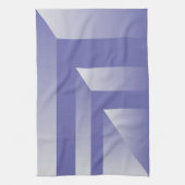 Blauviolette Farbtöne Geschirrtuch (Vertikal)