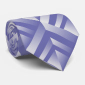 Blauviolette Farbtöne Krawatte (Gerollt)