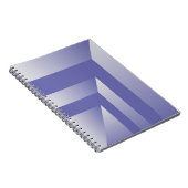 Blauviolette Farbtöne Notizblock (Rechte Seite)