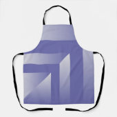 Blauviolette Farbtöne Schürze (Vorderseite)