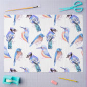 Blauvögel in vergleichbarem Farbschema Seidenpapier (Basteln)