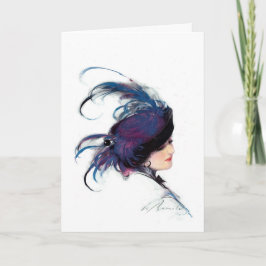 Blauvogelfrau Karte
