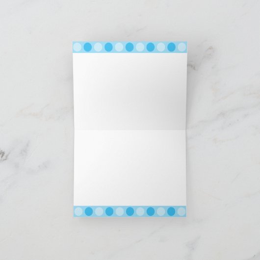 Blauwal-Anmerkungs-Karte Dankeskarte (Innenseite)