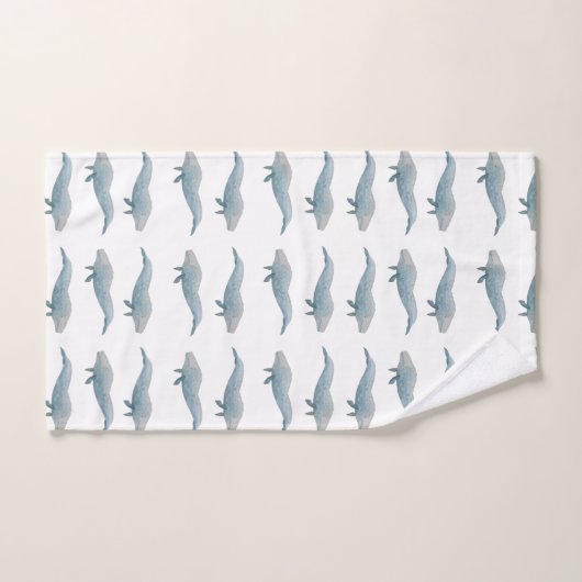 Blauwal Badhandtuch Set (Handtuch)