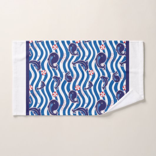 Blauwal Badhandtuch Set (Handtuch)