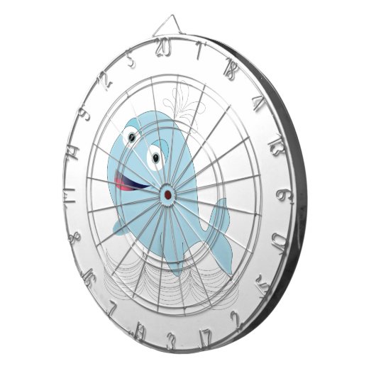 Blauwal Dartscheibe (Vorderseite rechts)