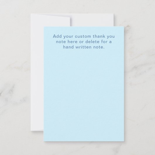 Blauwal des Niedlichen Earth Day Dankeskarte (Rückseite)