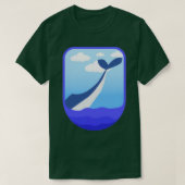 Blauwal-Design T-Shirt (Design vorne)