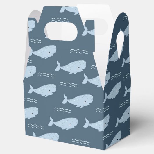 Blauwal Geschenkschachtel (Geöffnet)