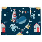 Blauwal Große Geschenktüte (Rückseite)