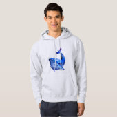 Blauwal Hoodie (Vorne ganz)