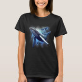 Blauwal Humpback Marine Sea Animal Ocean Rett W T-Shirt (Vorderseite)