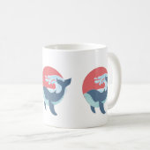 Blauwal Kaffeetasse (VorderseiteRechts)