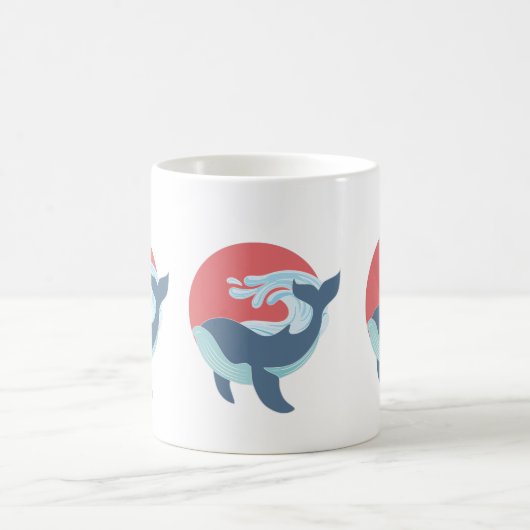 Blauwal Kaffeetasse (Mittel)