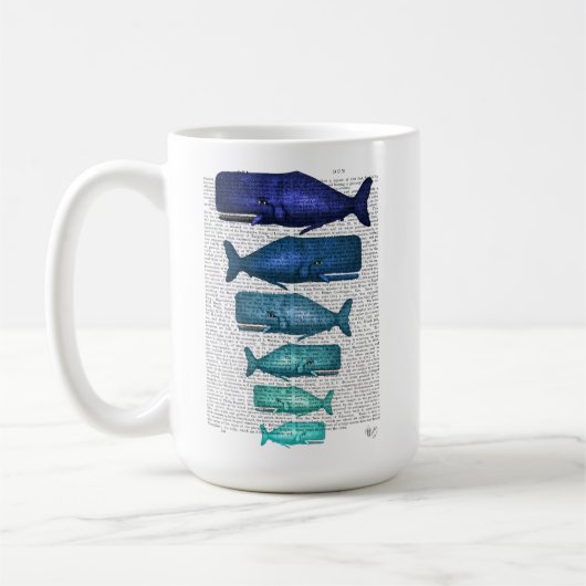 Blauwal Kaffeetasse (Links)