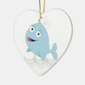 Blauwal Keramikornament (Links)