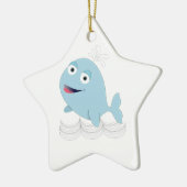 Blauwal Keramikornament (Links)