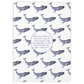 Blauwal Klemmbrett (Rückseite)