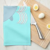 Blauwal Küchentuch (Viertel Falte)