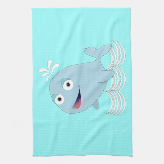 Blauwal Küchentuch (Vertikal)