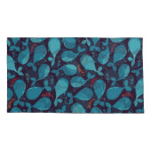 Blauwal-Muster Kissenbezug (Rückseite)