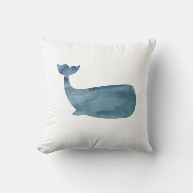 Blauwal Nautical Pillow Kissen (Vorderseite)