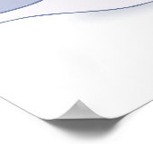 Blauwal Poster (Ecke)