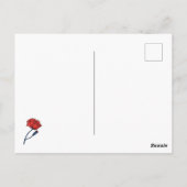 Blauwal Postkarte (Rückseite)