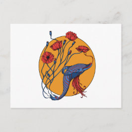 Blauwal Postkarte