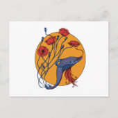 Blauwal Postkarte (Vorderseite)