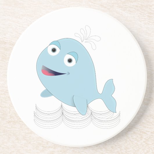 Blauwal Sandstein Untersetzer (Vorne)